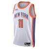 Maillot Basket Homme New York Knicks Jalen Brunson 2024-25 Nike City Edition Blanc Swingman